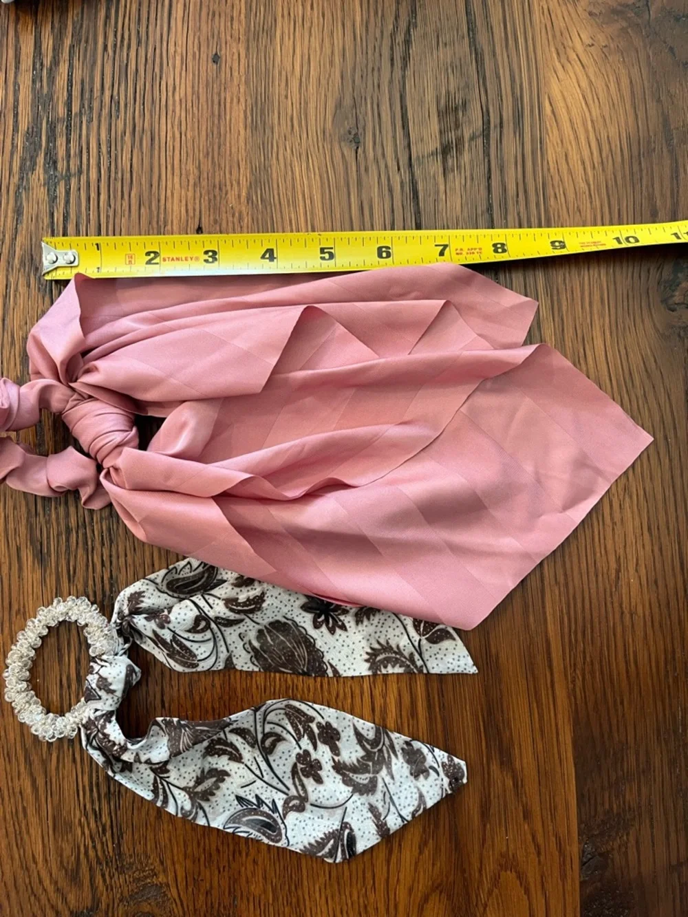 Set of 2 Hair Scarves with Scrunchy